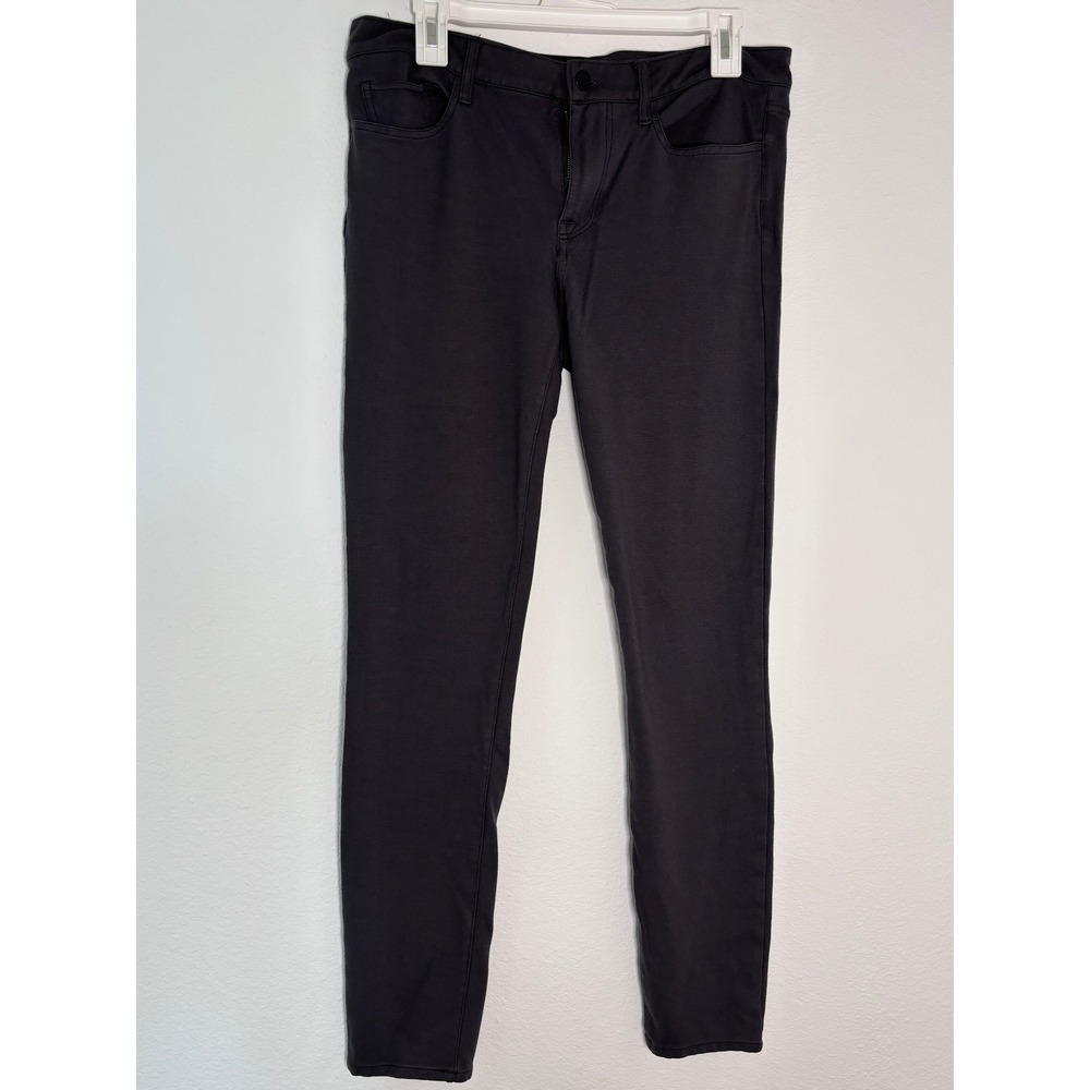 Gap 1969 Legging Jeans Womens 30/10r Charcoal‎ Grey Stretch Skinny Denim Pants